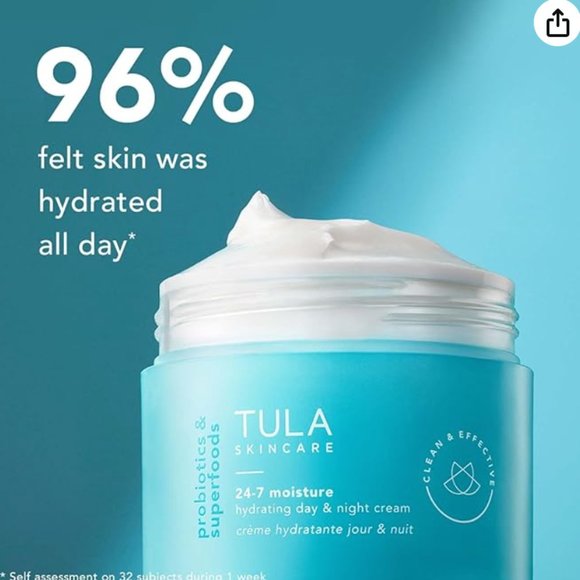 TULA 24/7 Hydrating Day & Night Cream - Anti-Aging Face Moisturizer|*ANTI-AGING* - Picture 2 of 9
